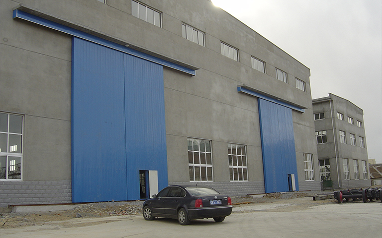 華能左權（quán）電廠工業（yè）門安裝完成